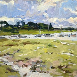 Landscape Paintings by David Bachmann from The Jerram Gallery, Sherborne, Dorset. Contemporary British pictures and sculpture